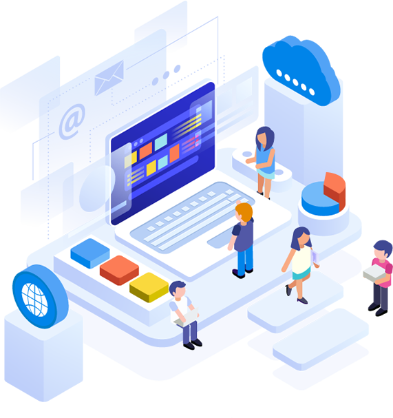 Création de sites web : illustration d’une interface accessible sur ordinateur